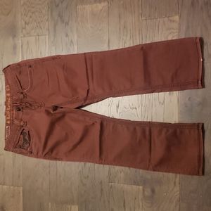 Rock Revival Jeans, Color: Rust, Size 33